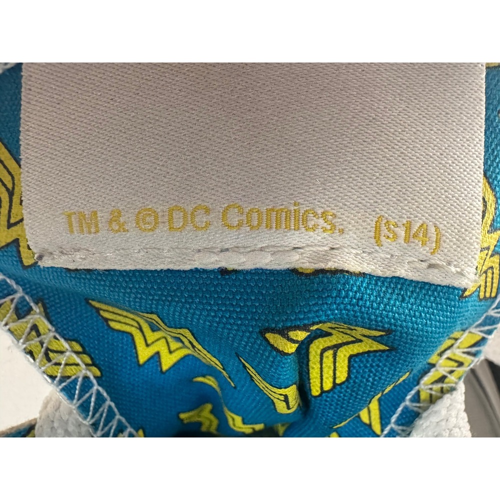 Converse Wonder Woman DC Comics High Top Sneakers Mens 7 Womens 9 Gold White - Picture 10 of 12